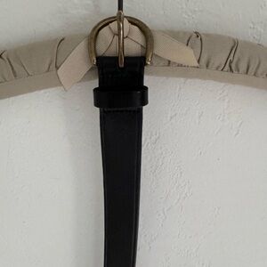 Madewell Black Leather Belt Size Large